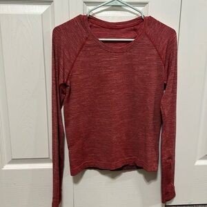 Lululemon long sleeve shirt swiftly tech